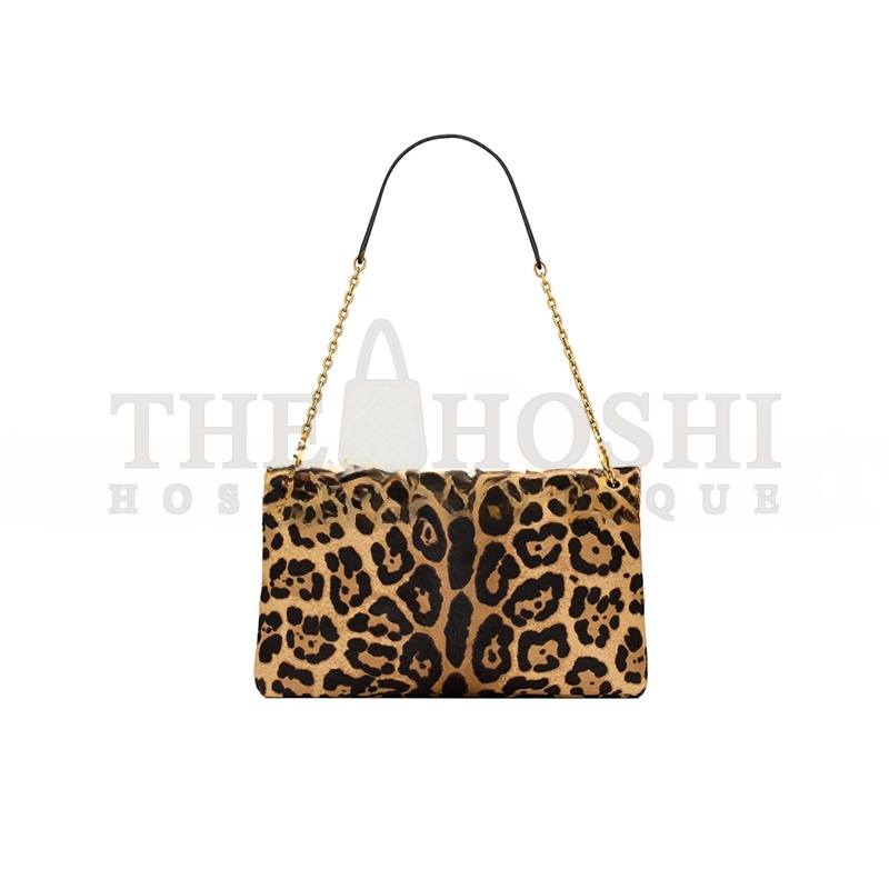 Y51 CASSANDRE LARGE POUCH ON CHAIN IN PONY HAIR LEATHER 853610AAFQT2499 (29.5*18*5cm) Master Quality